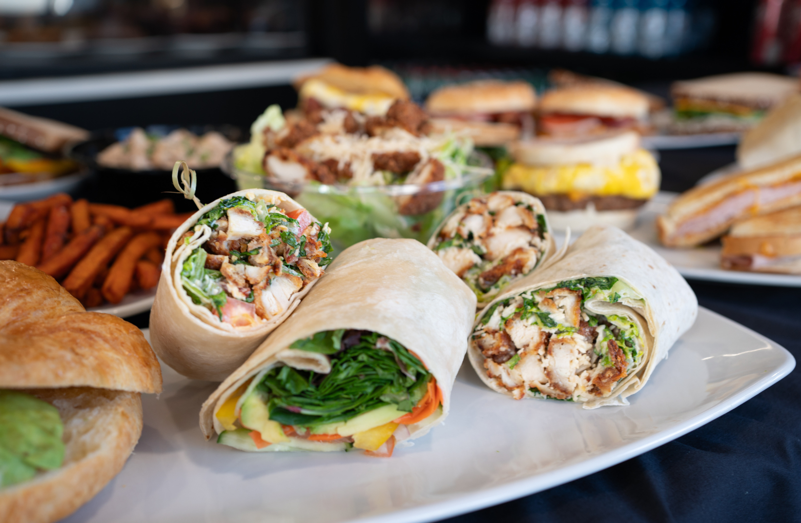 RISE South Beach counter with fresh grab-and-go breakfast and lunch near Hatfield Marine Science Center
